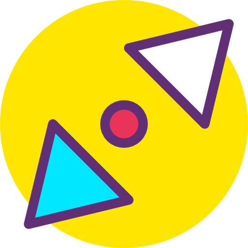 Diagonal arrows icon