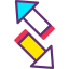 Diagonal arrows biểu tượng 64x64