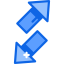 Diagonal arrows biểu tượng 64x64