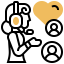 Call center agent icon 64x64