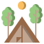 Camping icon 64x64