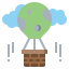 Hot air balloon icon 64x64