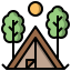 Camping icon 64x64