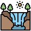 Waterfall icon 64x64