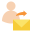 Send mail biểu tượng 64x64