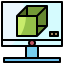 3d model アイコン 64x64