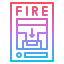 Fire alarm icon 64x64
