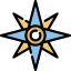 Wind rose icon 64x64