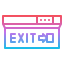 Exit door アイコン 64x64