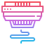 Smoke detector icon 64x64