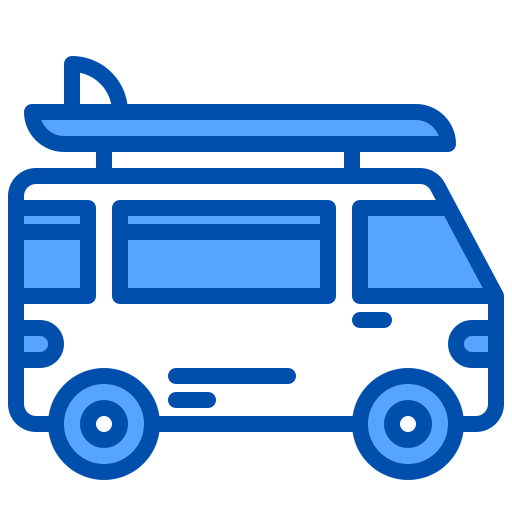 Surf van icon