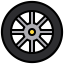 Car wheel icon 64x64