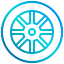 Car wheel icon 64x64