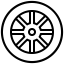 Car wheel icon 64x64