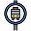 Bus stop icon 64x64