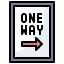 One way icon 64x64
