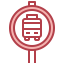 Bus stop icon 64x64