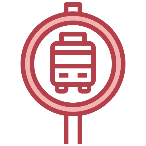 Bus stop icon