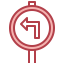 Left turn icon 64x64
