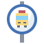 Bus stop icon 64x64