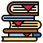 Book pile 상 64x64