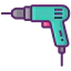 Hand drill アイコン 64x64