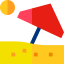 Beach umbrella іконка 64x64