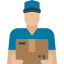 Delivery man icon 64x64