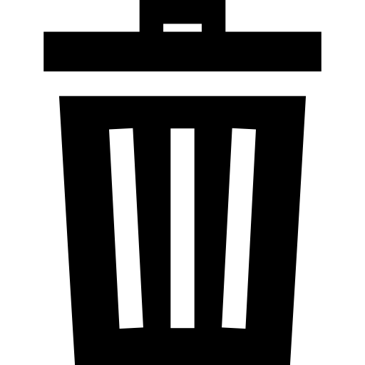 Garbage bin icon