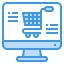 Online shopping icon 64x64