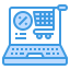 Online shopping icon 64x64