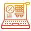 Online shopping icon 64x64
