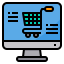 Online shopping icon 64x64