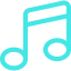 Musical note icon 64x64