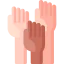 Raise hand Ikona 64x64