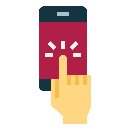 Touch screen icon