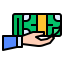 Cash payment icon 64x64