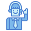Call center agent icon 64x64