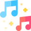 Musical notes icon 64x64