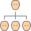 Hierarchical structure icon 64x64