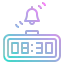 Digital clock icon 64x64