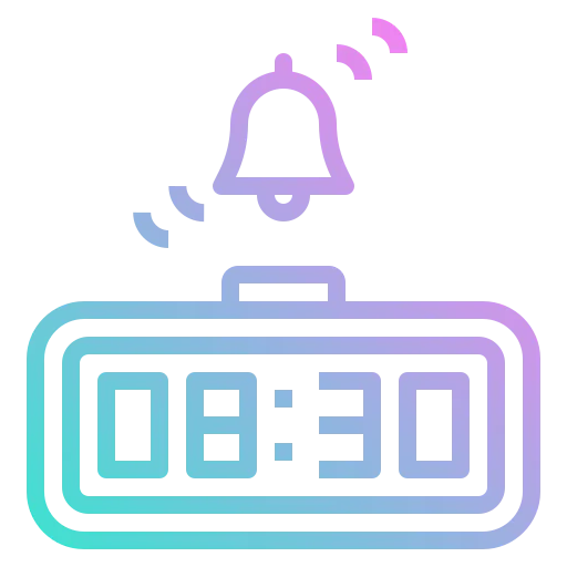 Digital clock icon