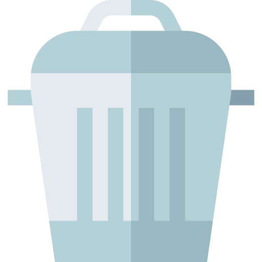Trash bin icon