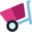 Wheelbarrow icon 64x64