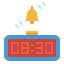 Digital clock icon 64x64
