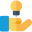 Light bulb icon 64x64