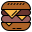 Cheese burger icon 64x64