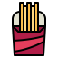 French fries icon 64x64