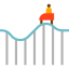 Roller coaster icon 64x64