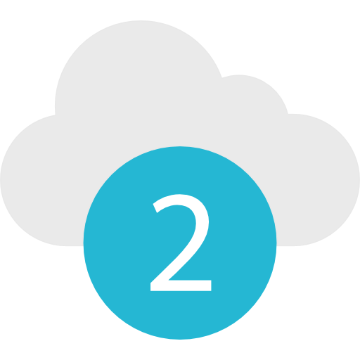 Cloud computing icon